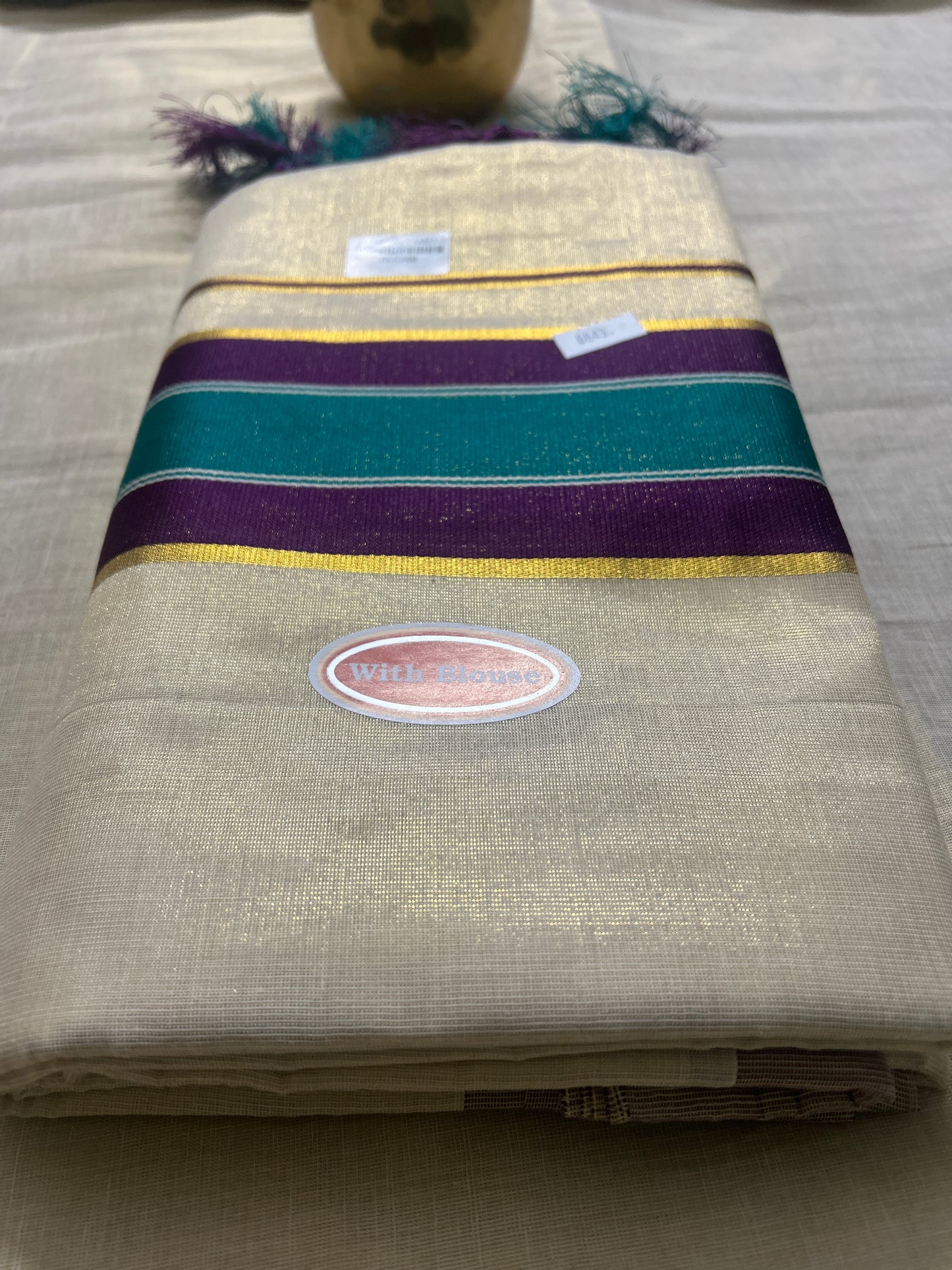 MK6246 - 3*3 Tissue CJ Sarees